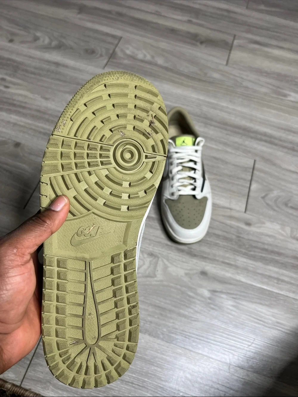 Air Jordan 1 Retro Low Golf Travis Neutral Olive (12)